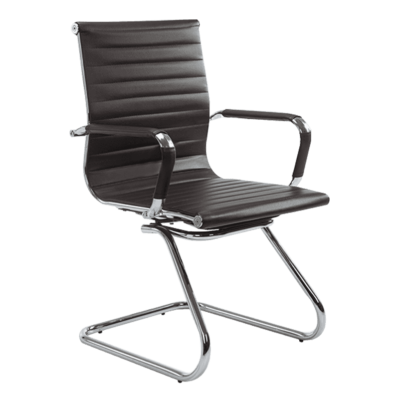 Cathaoirleach Comhdhála Leathar Láir Cúil Nua-Aimseartha Donn (Y-1846C )