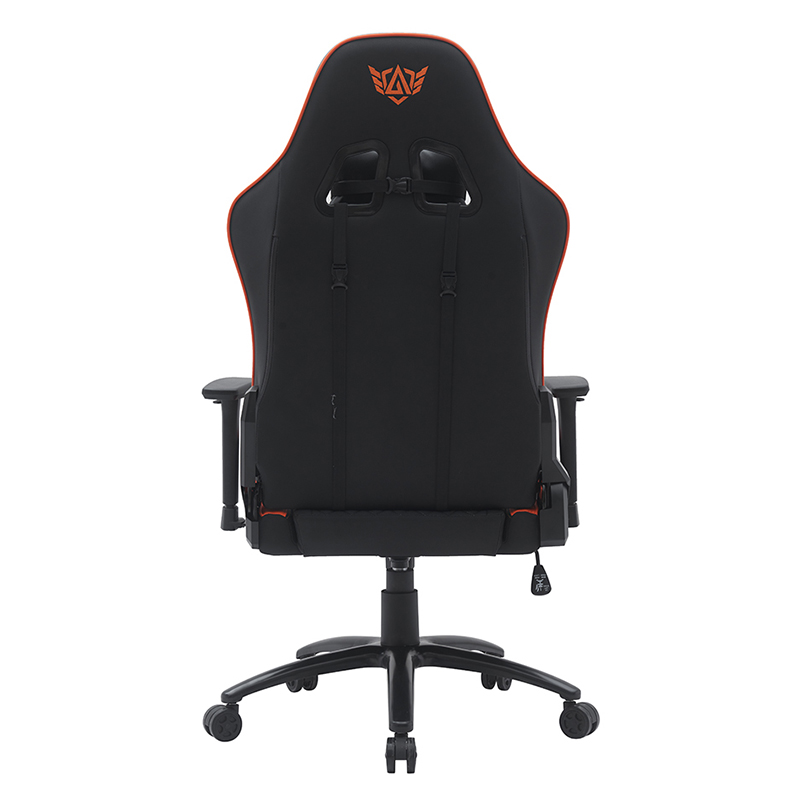 Cathaoirleach Cearrbhachais Sclóine Nua-Aimseartha Oráiste le Lámhchluaisíní 3D Inchoigeartaithe (T-7122)