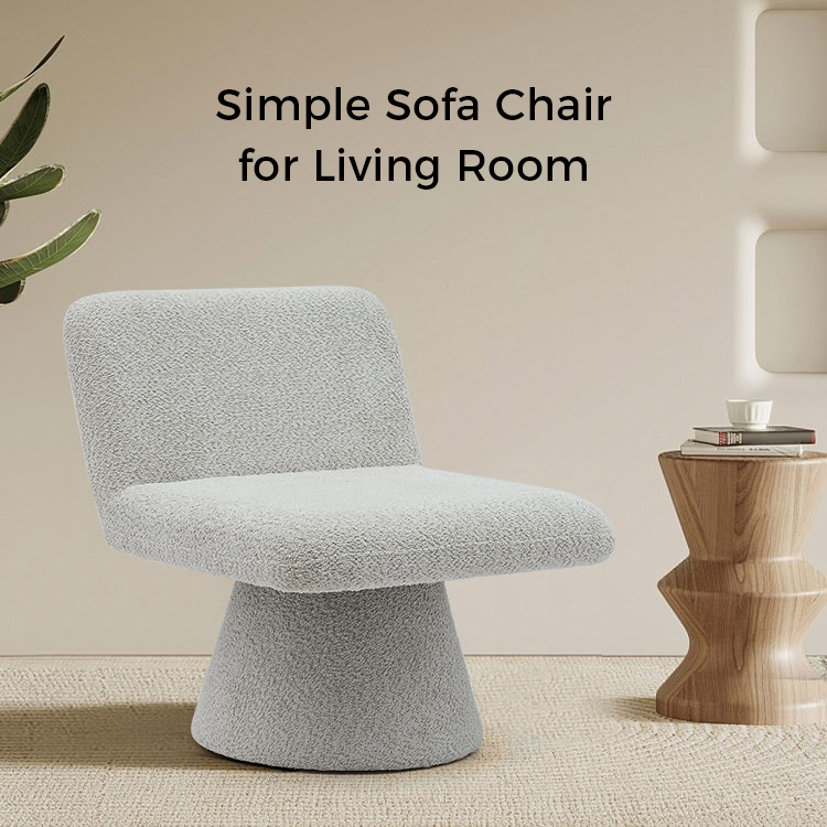 Tolg Cathaoirleach Accent Tolglann Uatha Liath Nua-Aimseartha Cathaoirleach Fabraic Seomra Maireachtála Cathaoirleach Tolg Aonair (GY-642)