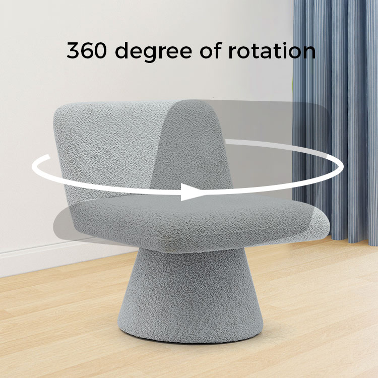 Tolg Cathaoirleach Accent Tolglann Uatha Liath Nua-Aimseartha Cathaoirleach Fabraic Seomra Maireachtála Cathaoirleach Tolg Aonair (GY-642)