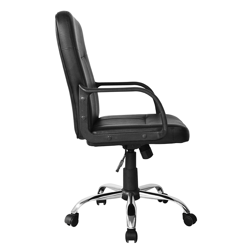 Cathaoirleach Tasc Oifige PP Armrest Lár an Chúl le Chrome Base (Y-2744)