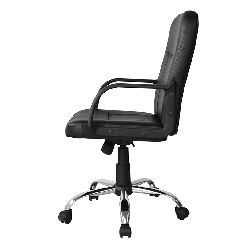 Cathaoirleach Tasc Oifige PP Armrest Lár an Chúl le Chrome Base (Y-2744)