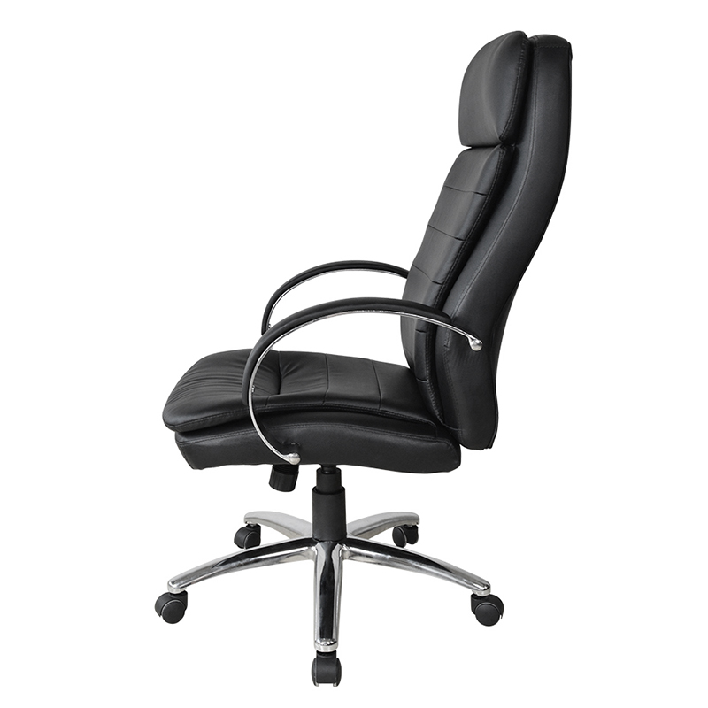 Cathaoirleach Oifige Feidhmiúcháin Armrest Pad Chrome Ard-Chúl (Y-2820)