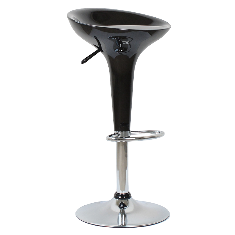 Cathaoirleach Stól Barra Ardaithe Sclóine Plaisteacha Dubh ABS (GY-901)