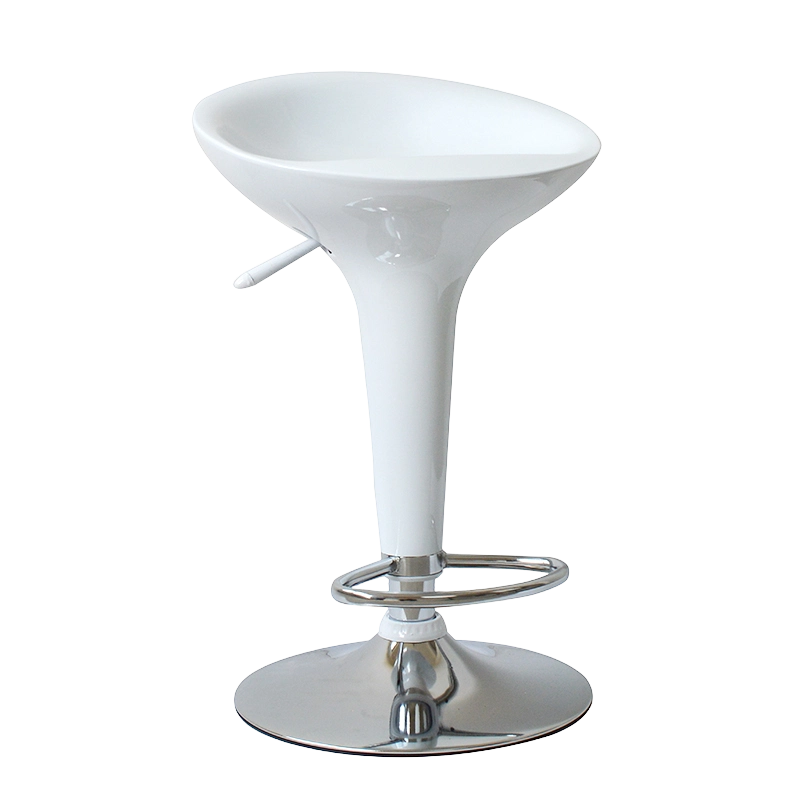 Cathaoirleach Stól Barra Ardaithe Sclóine Plaisteacha Bán ABS (GY-901)